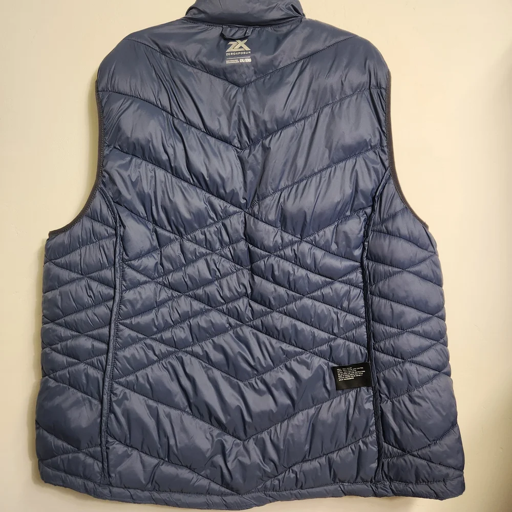 ZeroXposur Men's Blue Vest Size 2X/2XG.   #B14 - Picture 15 of 17